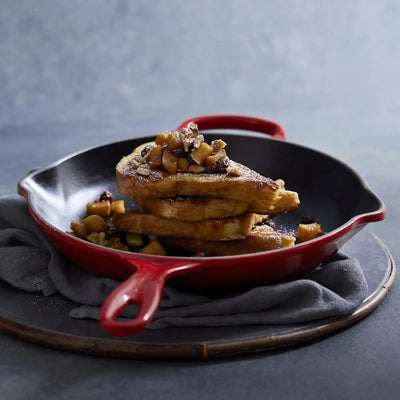 French Toast with Spiced Apple, Sultanas and Walnuts