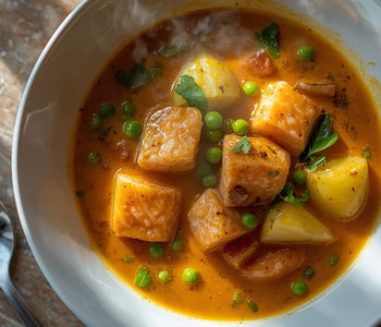 Swedish Salmon Curry Soup