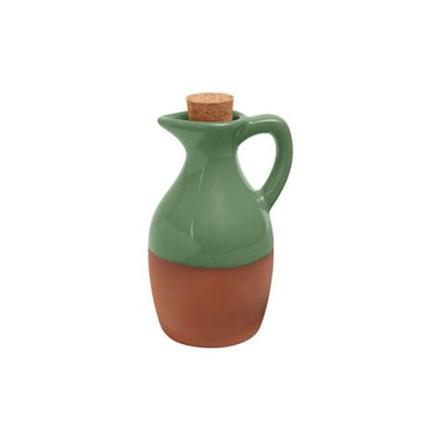 Dexam Sintra Glazed Terracotta Oil Drizzler Green (7058693029946)