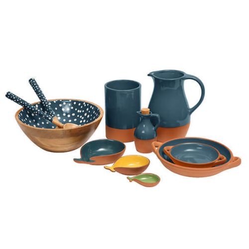 Dexam Sintra Large Glazed Terracotta Tapas Dish (7058655903802) (7058670551098)