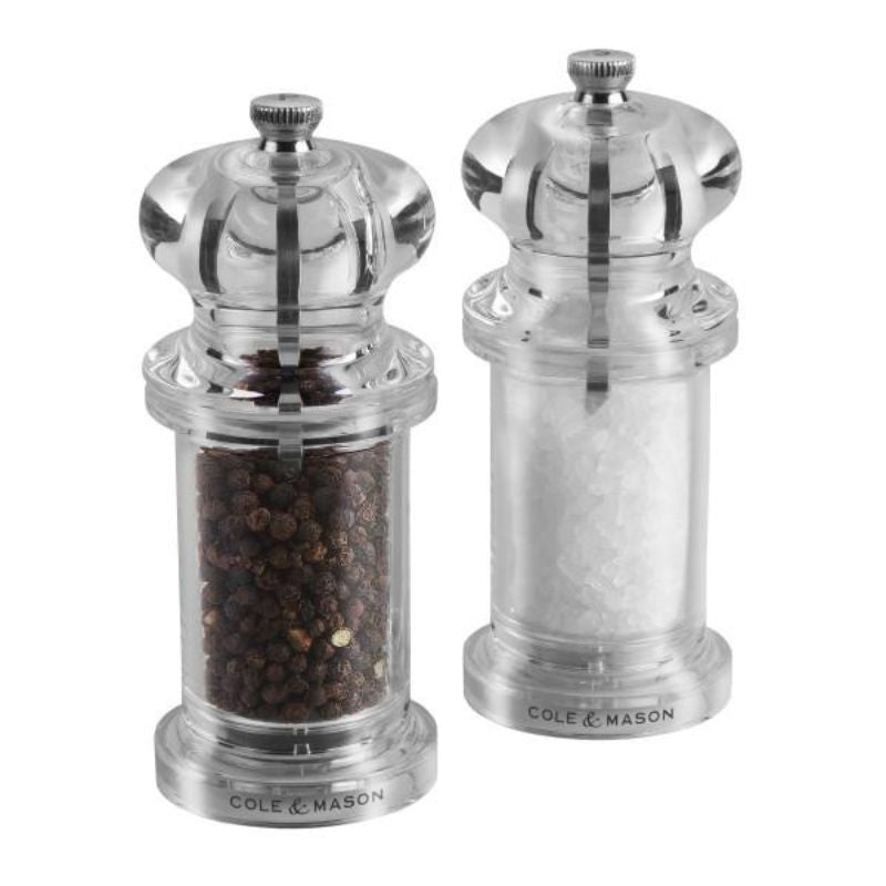 Cole & Mason Acrylic Salt & Pepper Mill Set (2382908981306)