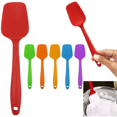 Kitchen Craft Colourworks Mini Silicone Spoon Spatula (Assorted Colours) (2525682991162)