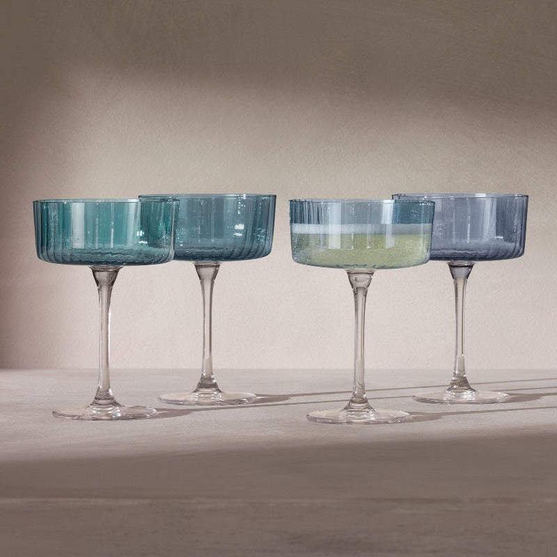 LSA Gems Cocktail Glass Assorted Sapphire (4 Pack) (7127545184314)