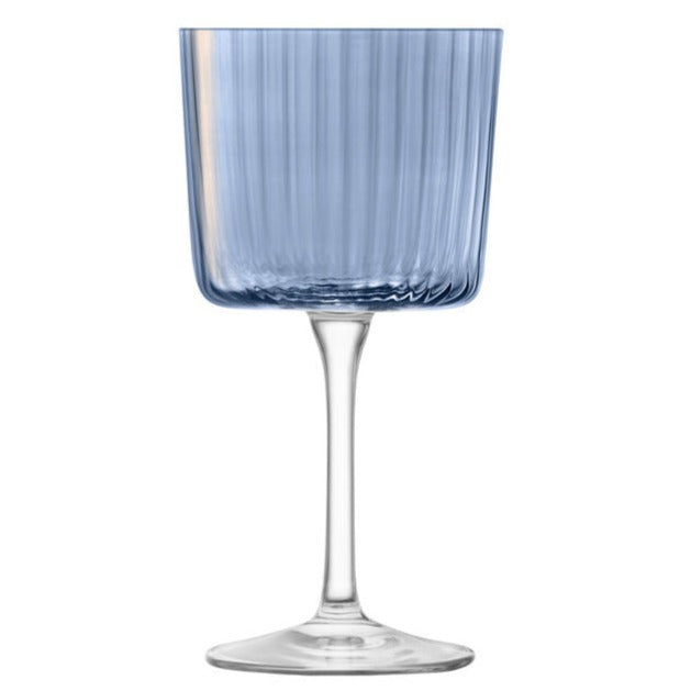 LSA Gems Wine Glass 250ml Assorted Sapphire(Set of 4) (7126775529530)