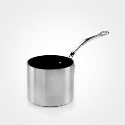 Samuel Groves Classic Non-Stick Stainless Steel Straight Sided Milkpan 14cm (321112) (7208841379898)