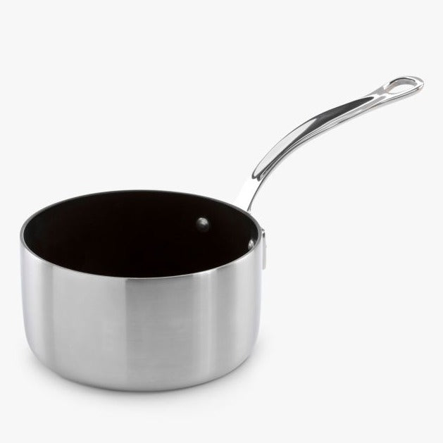 Samuel Groves Classic Non-Stick Stainless Steel Triply Saucepan with Lid (7210671767610)