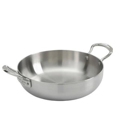 Samuel Groves Classic Stainless Steel Triply Chefs Pan with Side Handles (7208841019450)