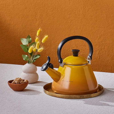Le Creuset Kone Kettle with Fixed Whistle 1.6L Nectar (7080706244666)