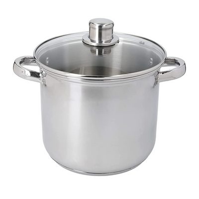 Kitchen Craft Pasta Pot with Steamer Insert 20cm 4 Litre Stainless Steel (6857973497914)