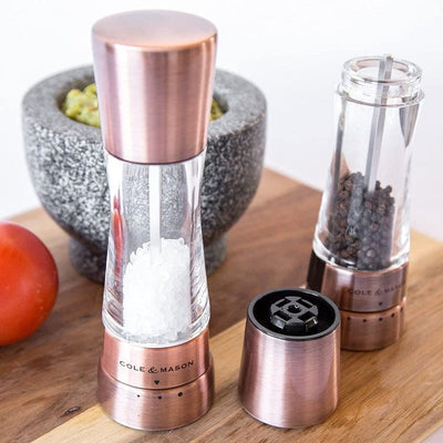 Cole & Mason Gourmet Precision Derwent Copper Salt & Pepper Mill Gift Set (6675749175354)