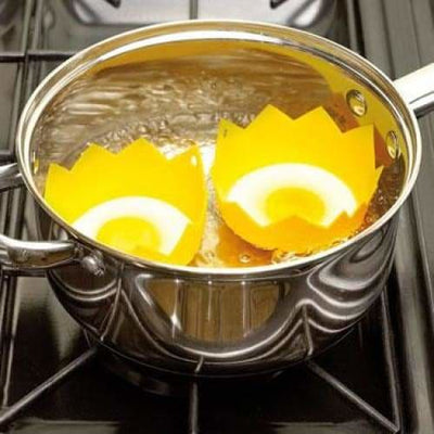 Eddingtons Eggshell Egg Poachers Silicone Set of 2 - Art of Living Cookshop (2368269287482)