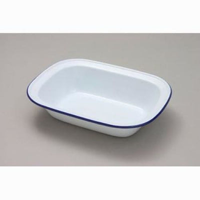 Falcon Enamel Oblong Pie Dish 18 cm Blue / White 44018 - Art of Living Cookshop (2368195002426)
