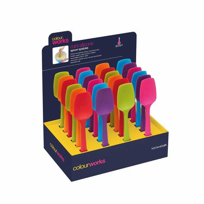Kitchen Craft Colourworks Mini Silicone Spoon Spatula (Assorted Colours) - Art of Living Cookshop (2525682991162)