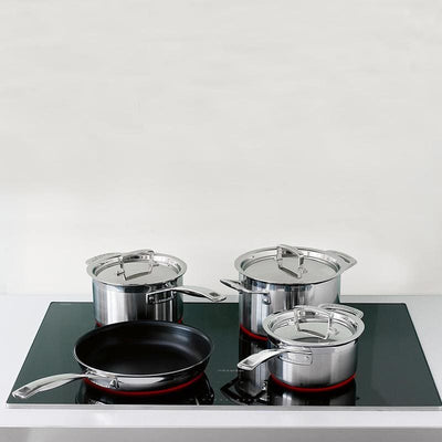 Le Creuset 3-Ply Stainless Steel 4 Piece Cookware Set - Art of Living Cookshop (6591339528250)