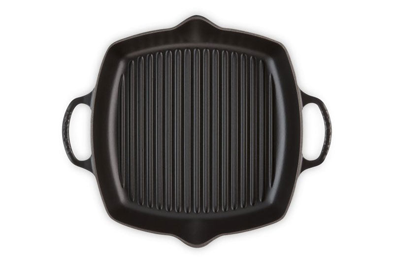 Le Creuset Signature Cast Iron Deep Square Grill 30cm Satin Black (2466028191802)