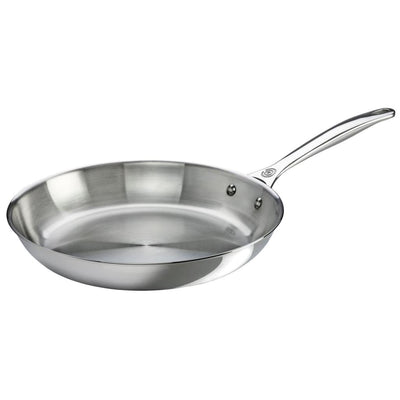 Le Creuset Signature Stainless Steel Uncoated Frying Pan 26cm - Art of Living Cookshop (2382856192058)