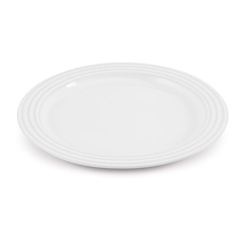 Le Creuset Stoneware Dinner Plate 27cm White - Art of Living Cookshop (2383015870522)