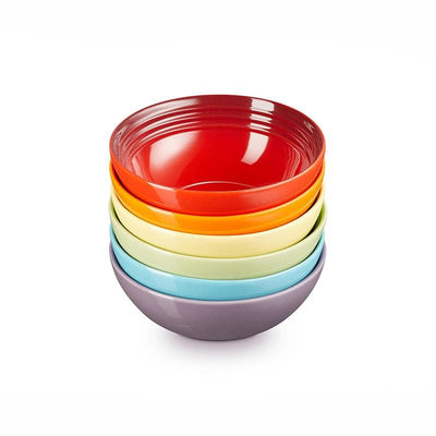 Le Creuset Stoneware Rainbow Set of 6 Cereal Bowls - Art of Living Cookshop (6591339823162)