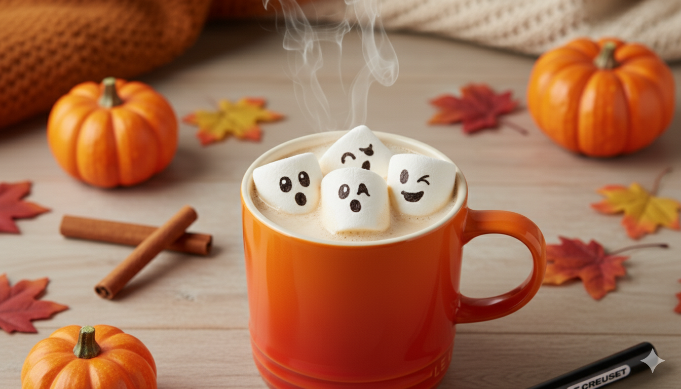 Ghostly White Hot Chocolate