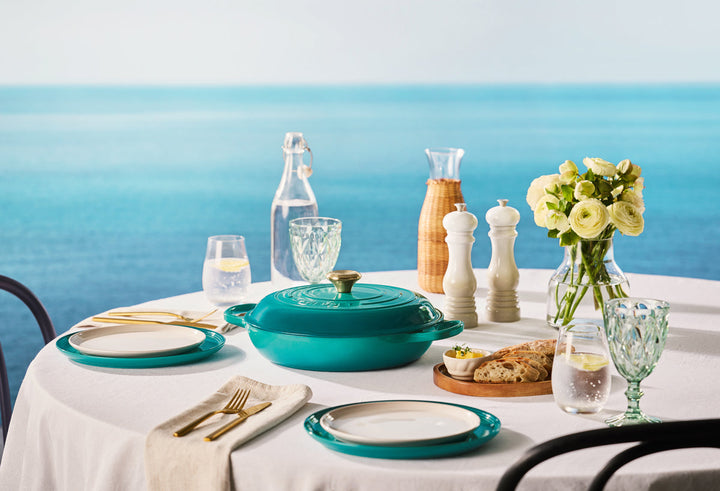 Le Creuset Bleu Riviera Arrives and a Sea Squirt Has the Last Word