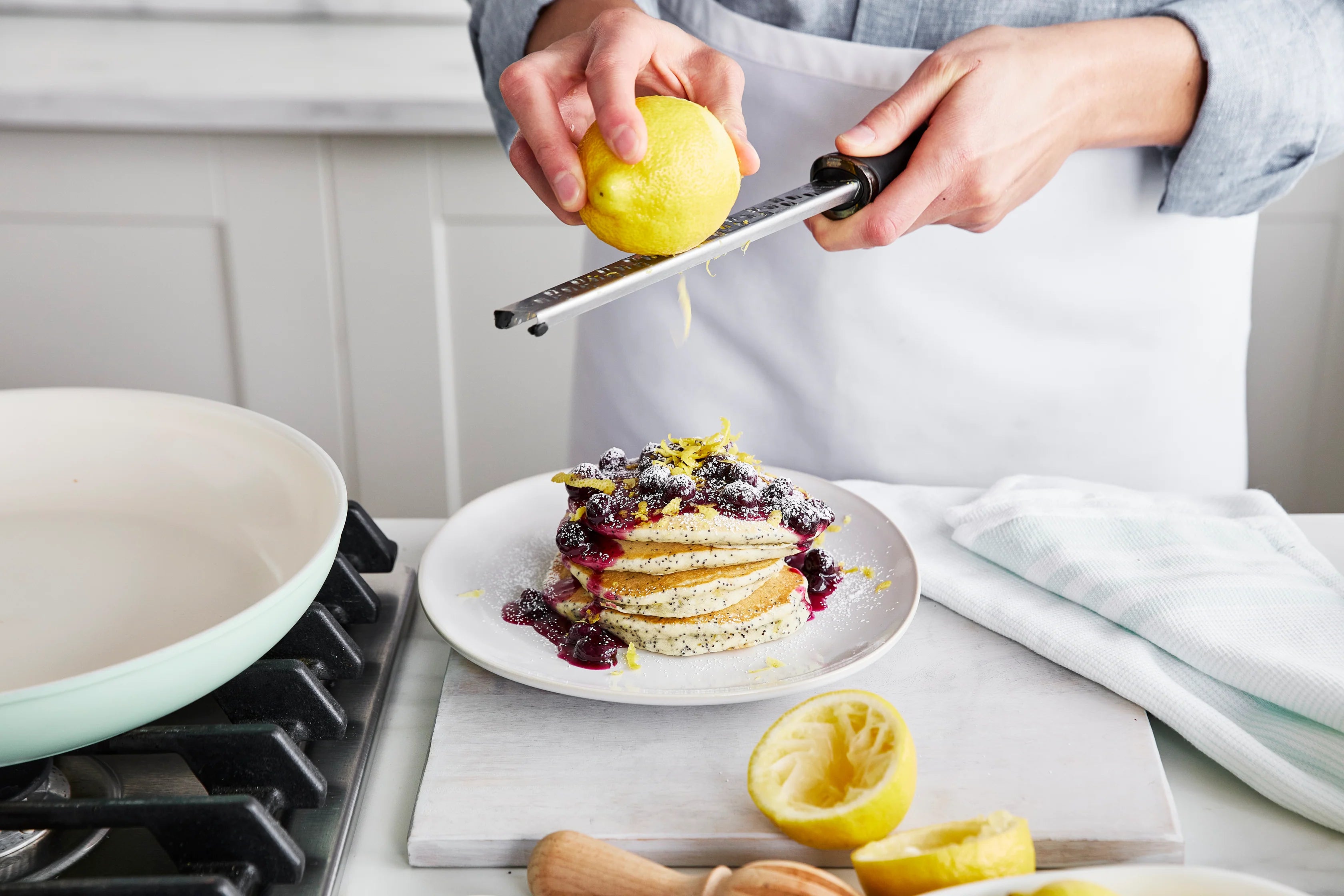 Lemon Poppy Seed Pancakes