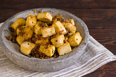Singapore Style Ginger and Garlic Tofu