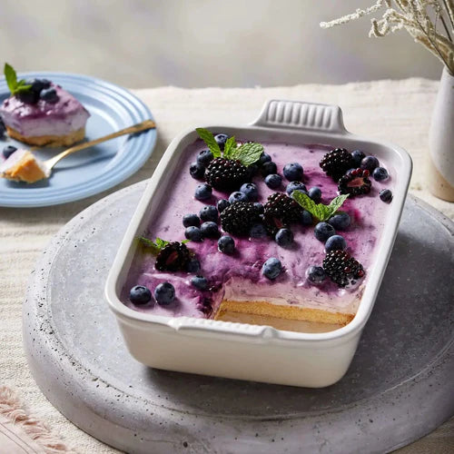 Blueberry Ombre Shortbread Cheesecake