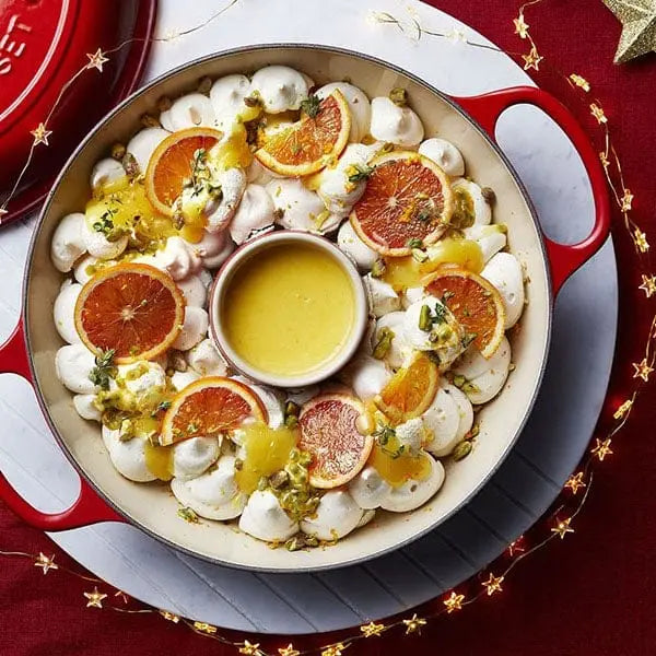 Citrus Meringue Wreath