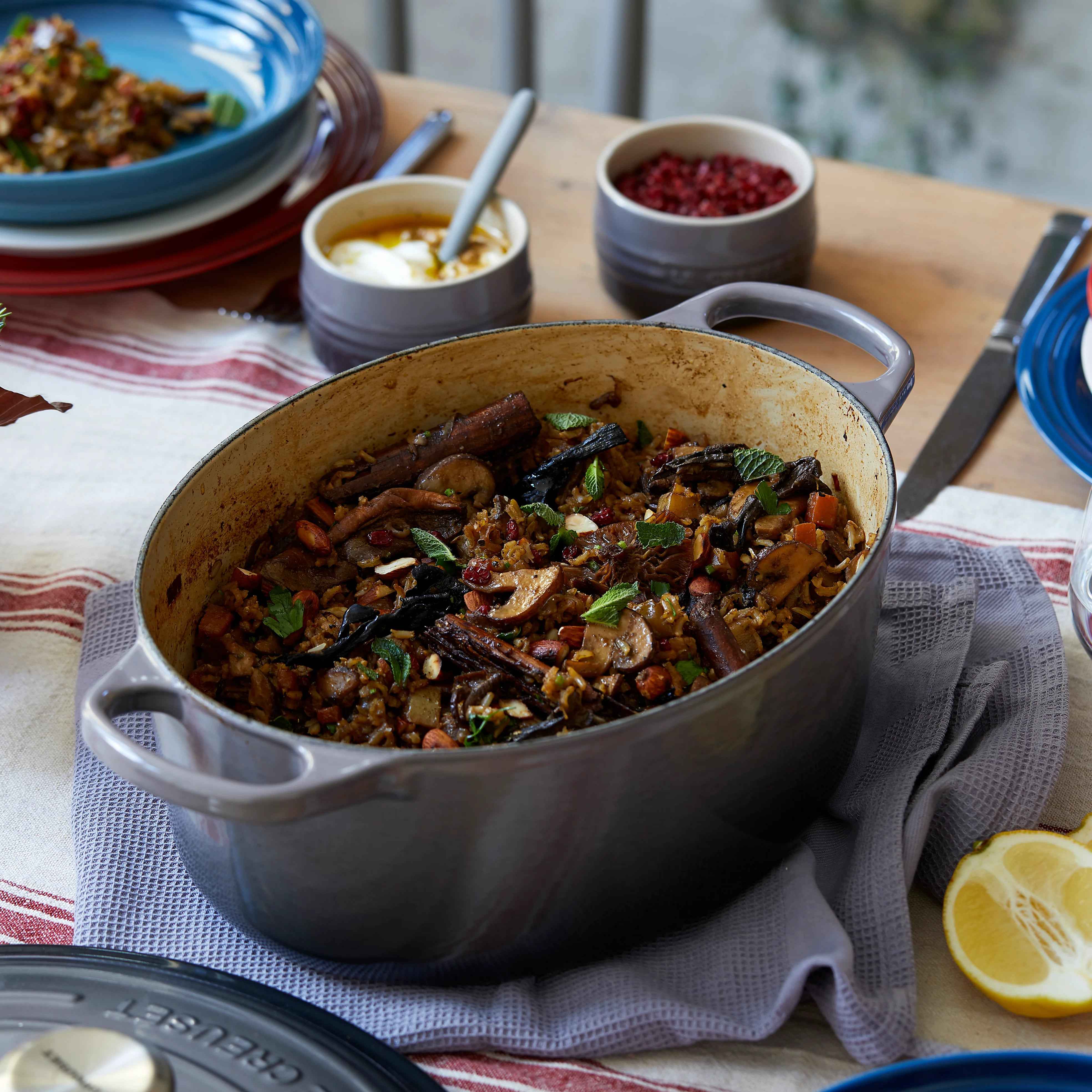 Wild Mushroom Pilaf Recipe – Art of Living Cookshop