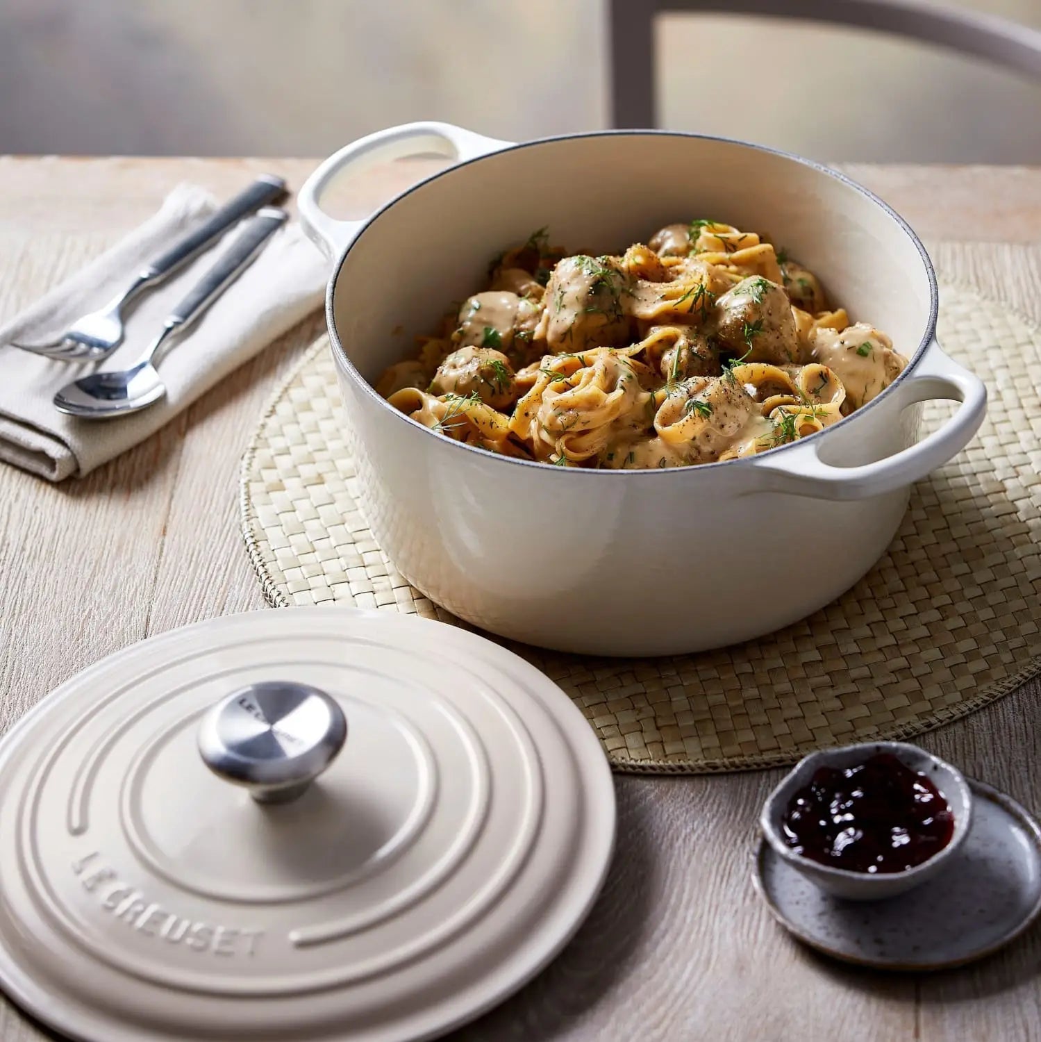 Scandinavian Meatballs with Tagliatelle