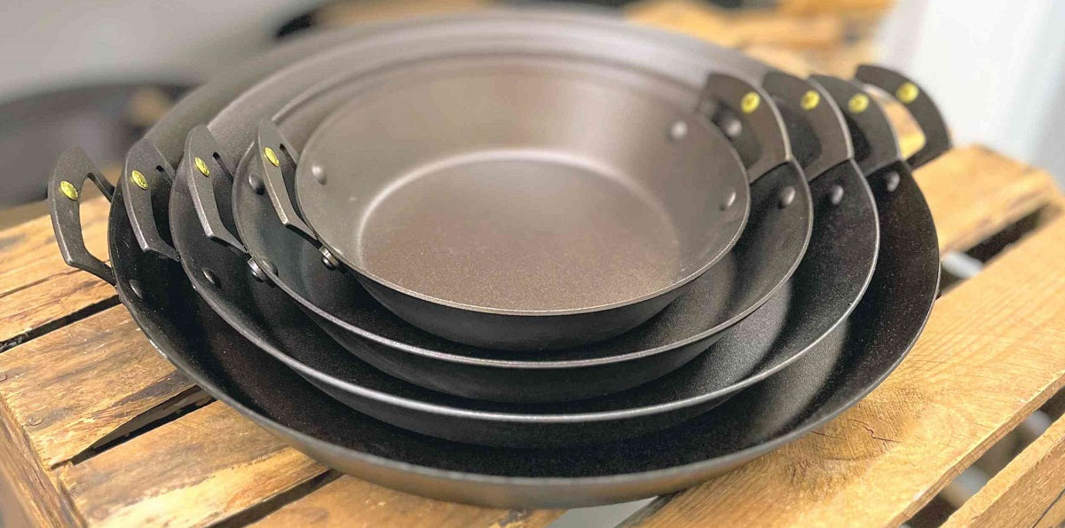 Spun Iron & Carbon Steel Cookware