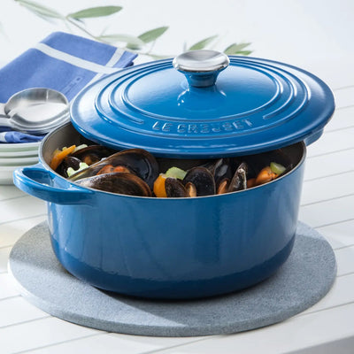 Le Creuset Marseille Blue Round Casserole