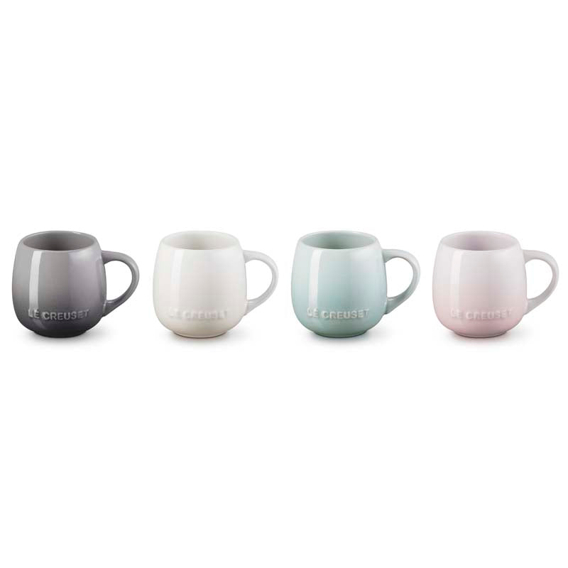 Le Creuset Stoneware Coupe Mugs (Set of 4) (7342602584122)