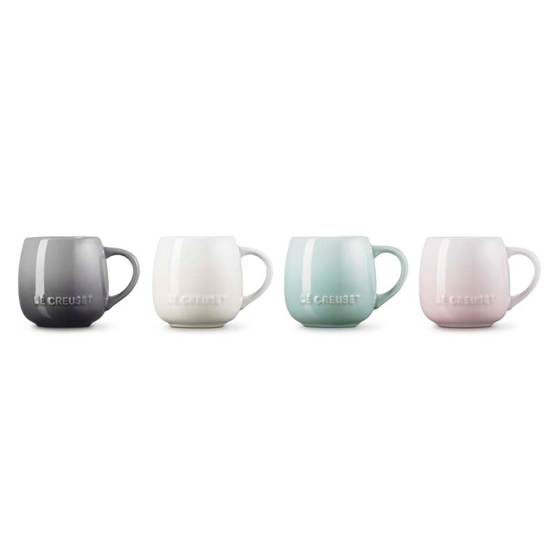 Le Creuset Stoneware Coupe Mugs (Set of 4) (7342602584122)