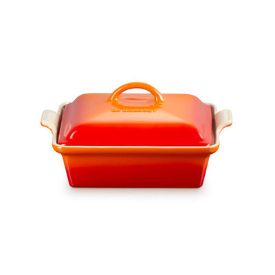 Le Creuset Stoneware Deep Square Dish with Lid 23cm (7327375556666)