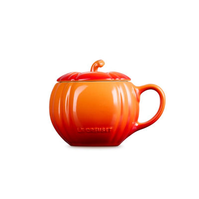 Le Creuset Stoneware Pumpkin Mug with Lid 400ml