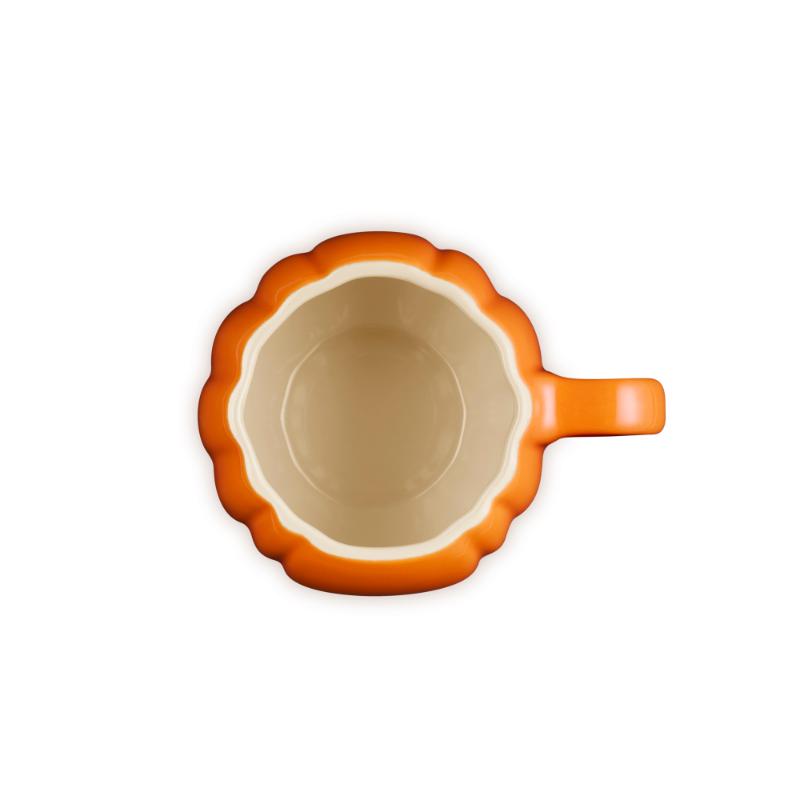 Le Creuset Stoneware Pumpkin Mug with Lid 400ml