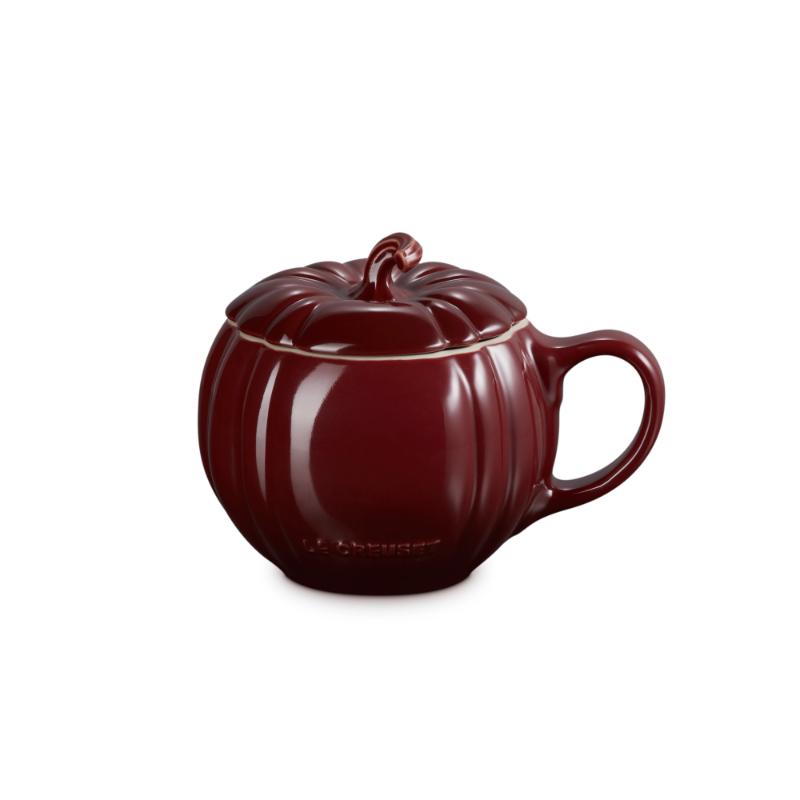 Le Creuset Stoneware Pumpkin Mug with Lid 400ml