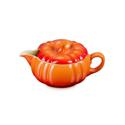 Le Creuset Stoneware Pumpkin Gravy Boat 400ml Volcanic