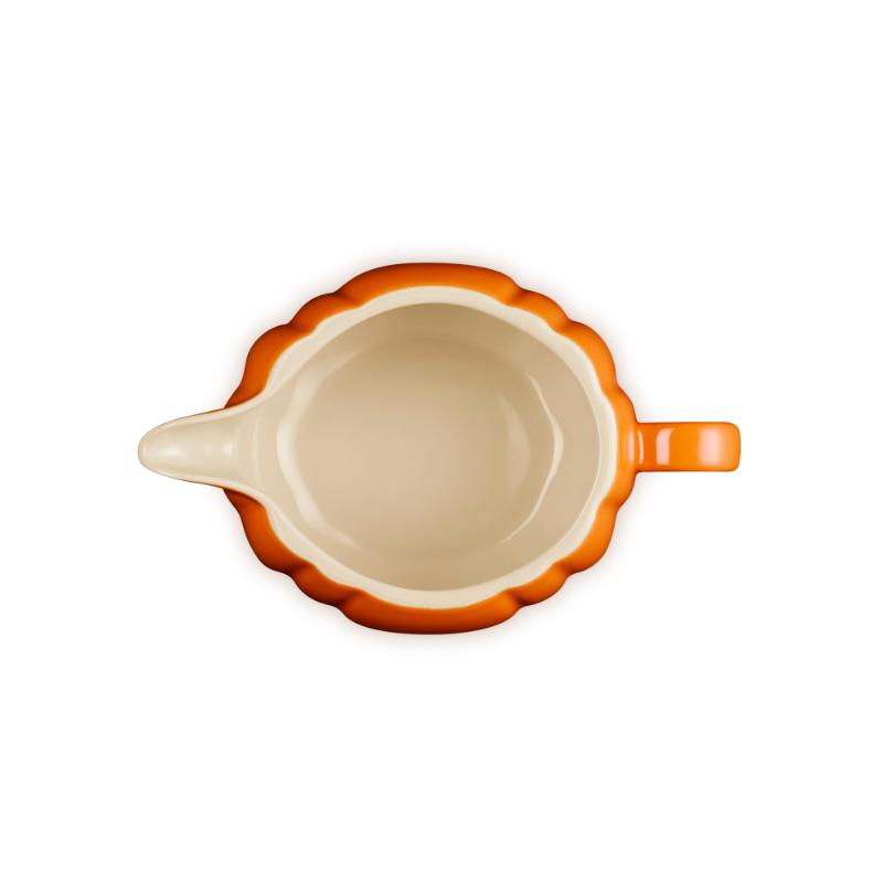 Le Creuset Stoneware Pumpkin Gravy Boat 400ml Volcanic