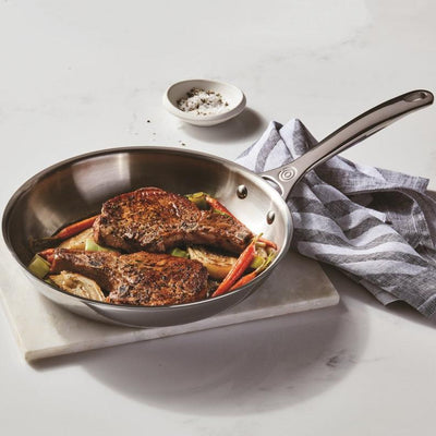 Le Creuset Signature Stainless Steel Uncoated Frying Pan 20cm (7319371153466) (7319374889018) (7319378067514)