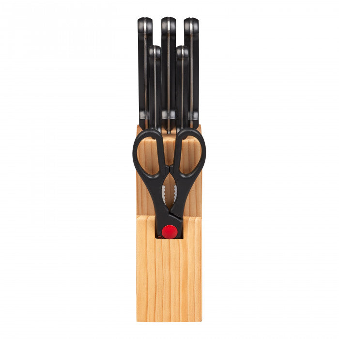 Chef Aid Pine Knife Block Set (7208839512122)