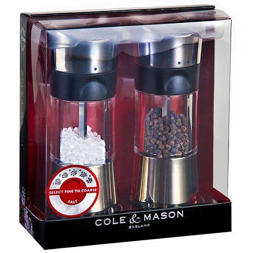Cole & Mason Horsham Inverta Salt & Pepper Mill Gift Set Chrome (7135055020090)