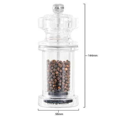 Cole & Mason 605 Acrylic Pepper Mill (7135052857402)