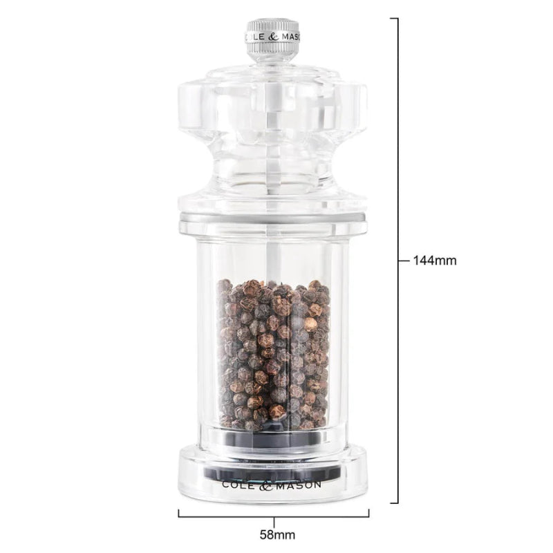 Cole & Mason 605 Acrylic Pepper Mill (7135052857402)
