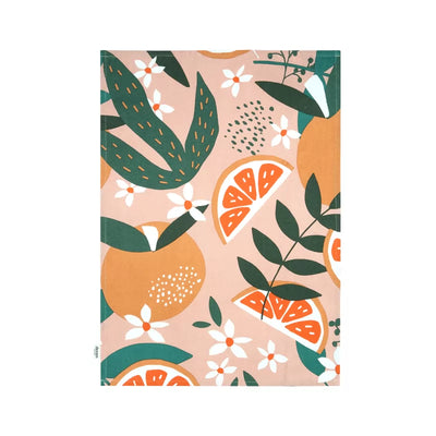 Dexam Exotic Fruit Recycled Cotton Set of 2 Tea Towels - Blush (261269) (7244783452218)