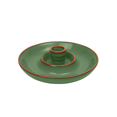 Dexam Sintra Glazed Terracotta Olive Dish