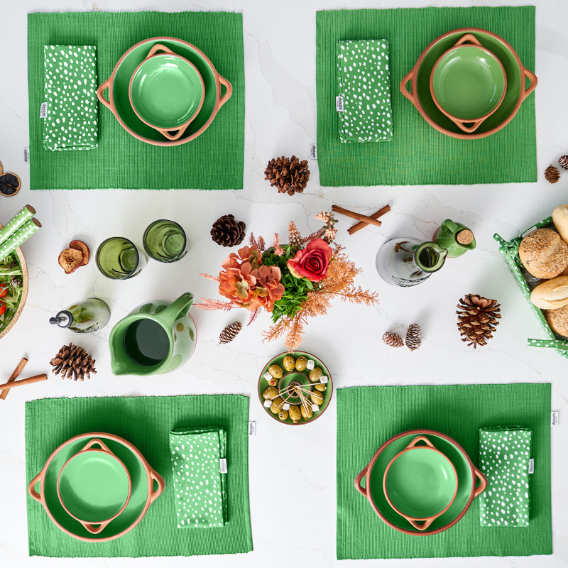 Dexam Sintra Glazed Terracotta Olive Dish