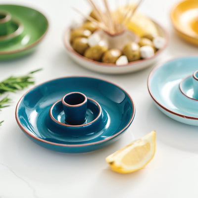 Dexam Sintra Glazed Terracotta Olive Dish