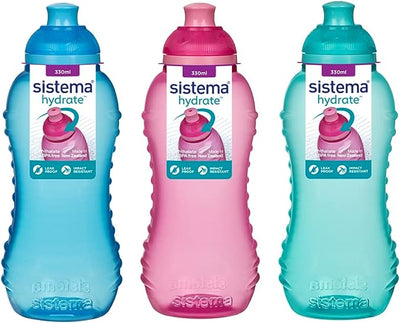 Dexam Sistema Squeeze Bottle 460ml Assorted Colours